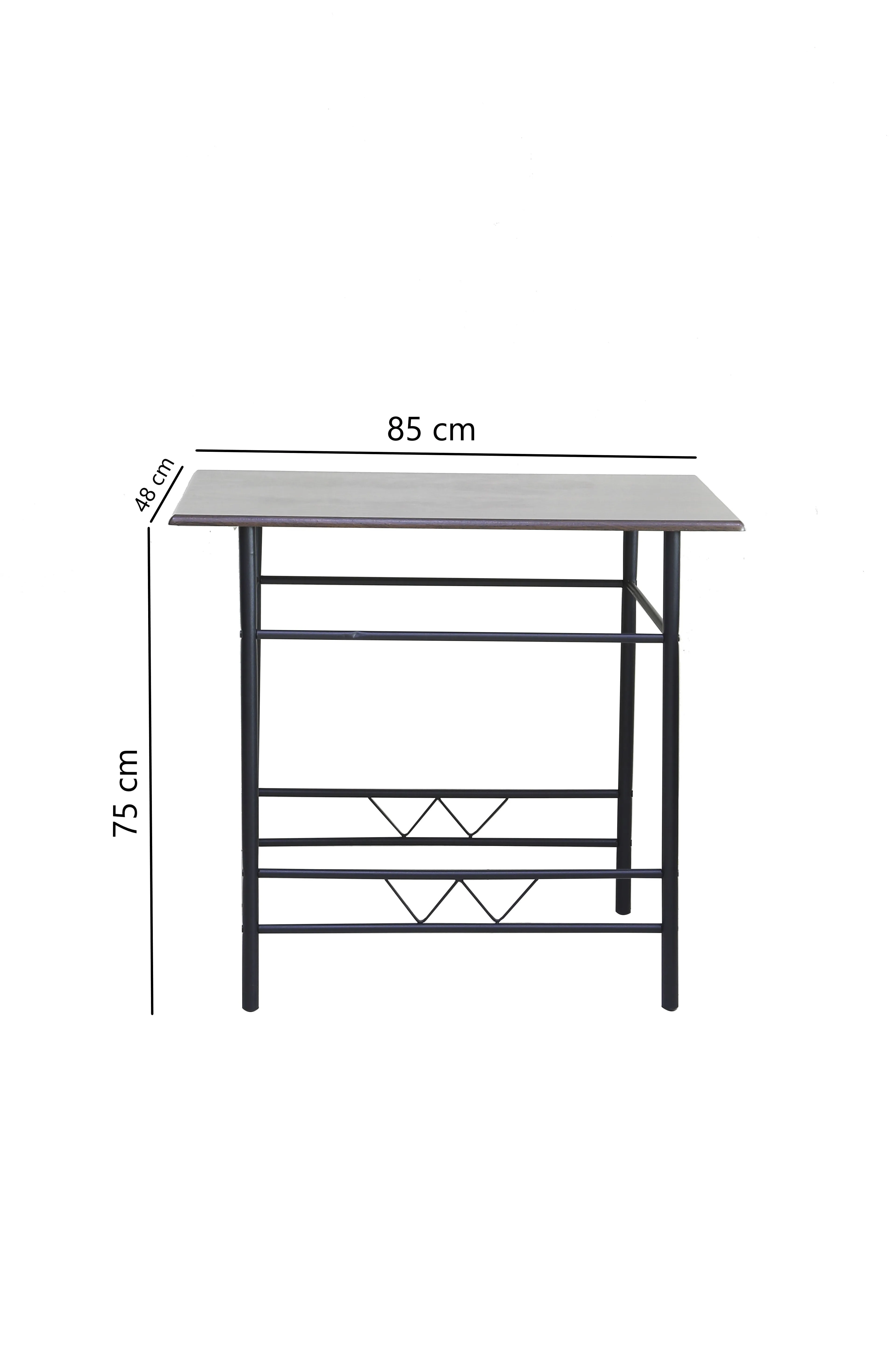 Aft Wooden Steel Metal Dining Table Chairs Set Modern Dining Room and Kitchen Aft-B802-11 1 2