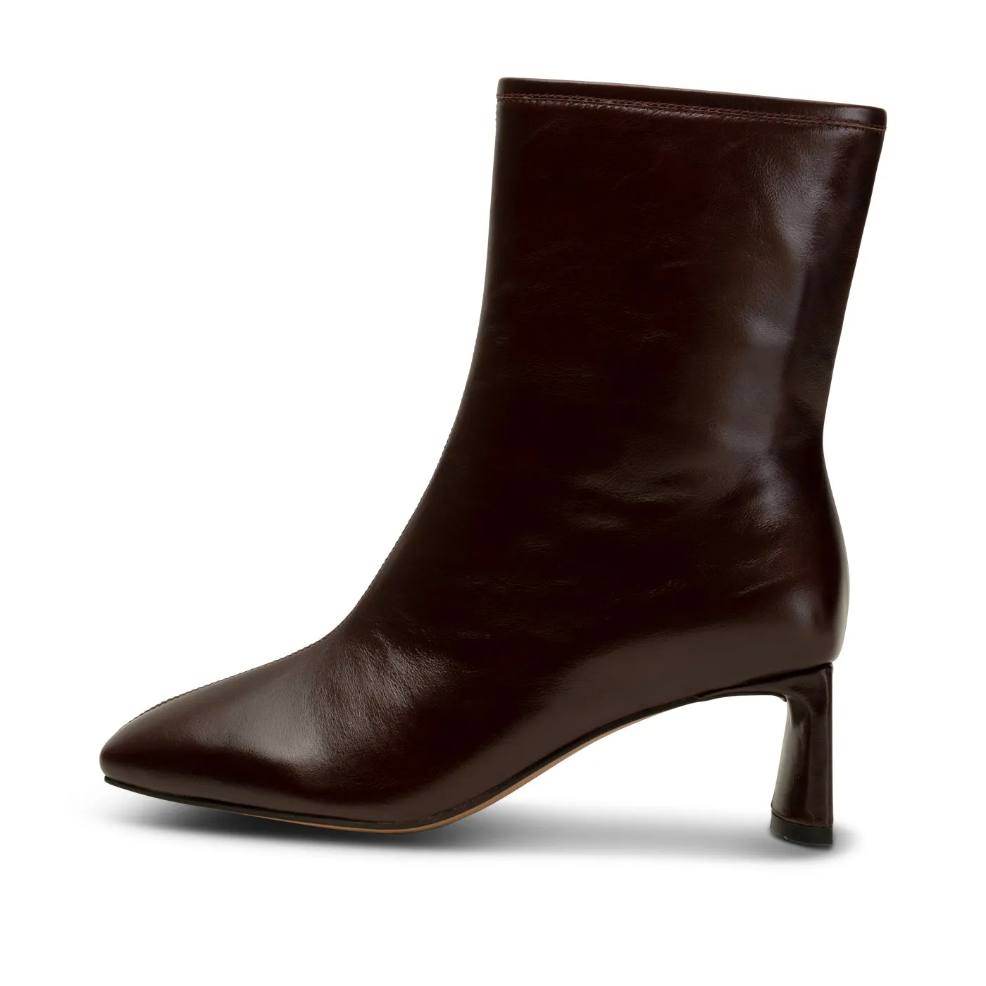 Arlo bootie leather - BROWN