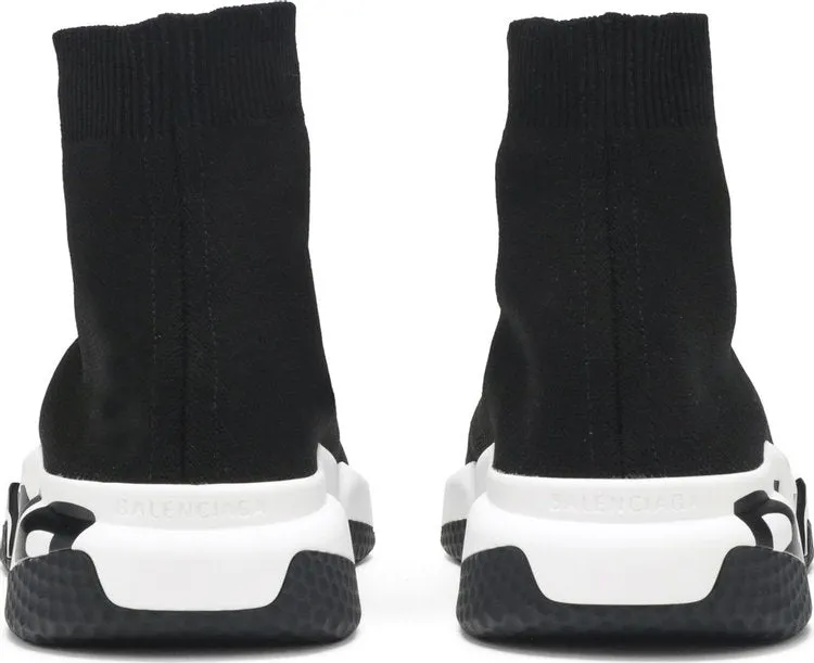 Balenciaga Speed Trainer Graffiti Sneakers - Black White