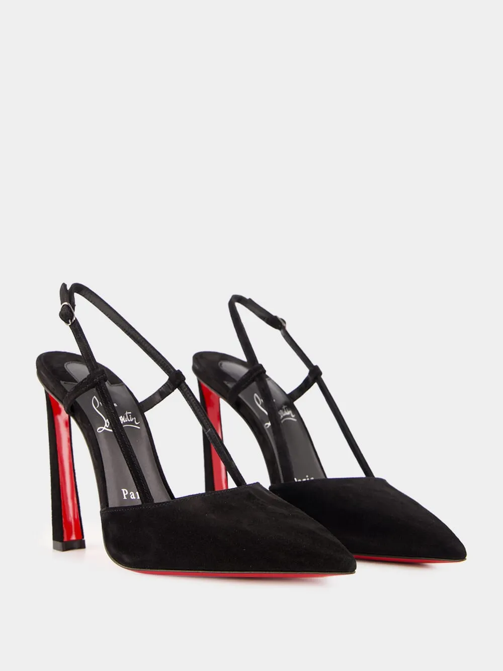 Black Condorolina Slingback Pumps