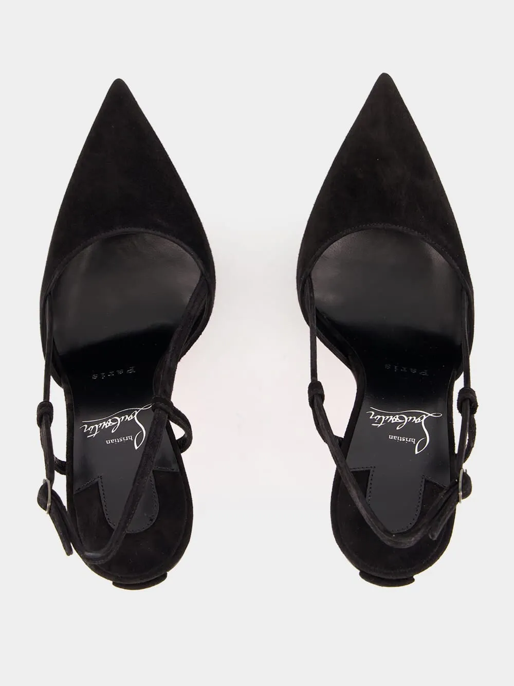 Black Condorolina Slingback Pumps