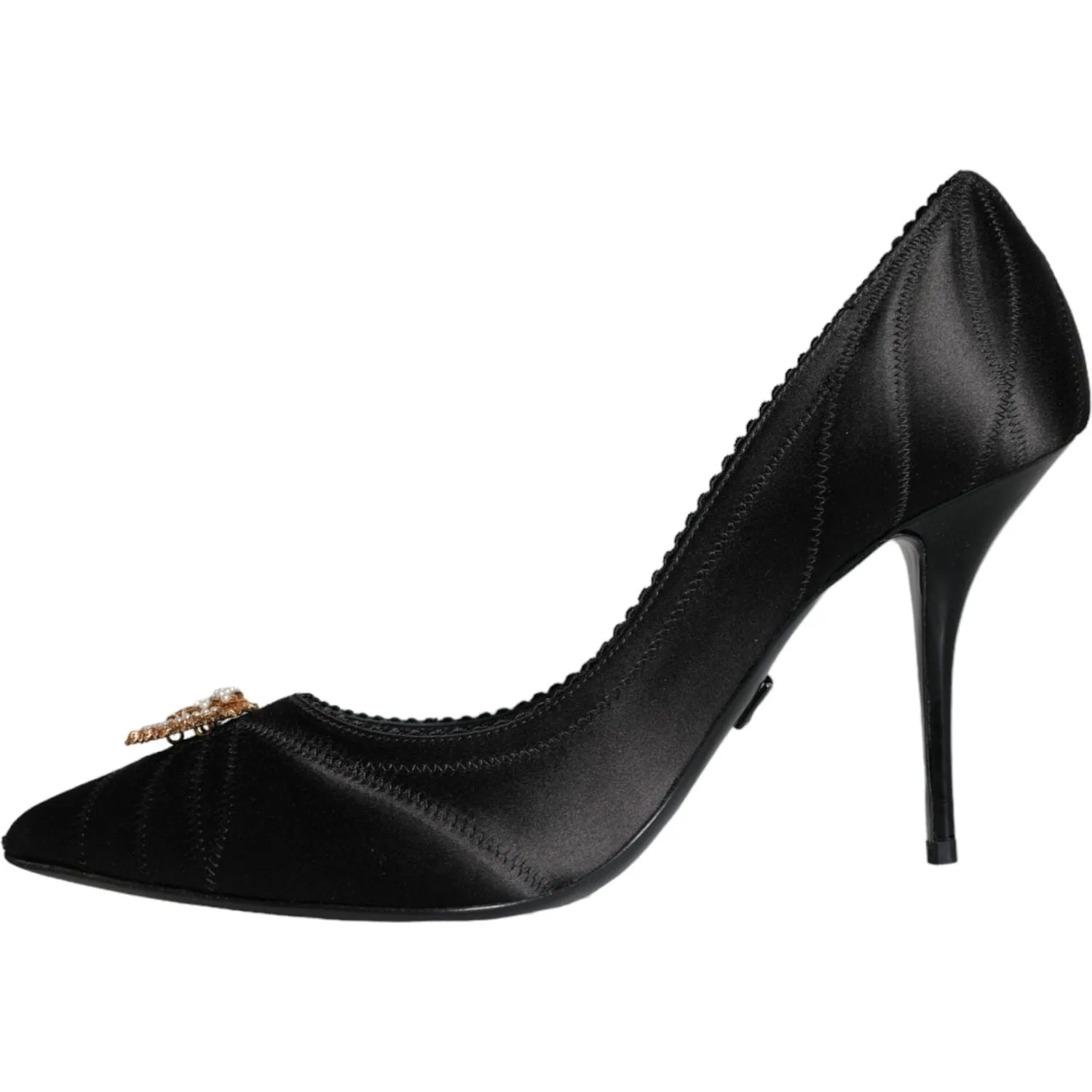 Dolce & Gabbana Black Heart DEVOTION Heels Pumps Shoes