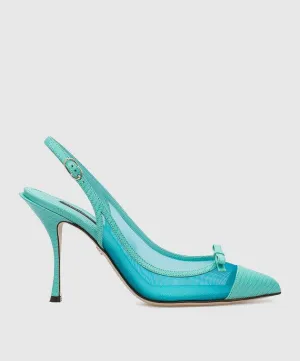 Dolce & Gabbana Mesh Slingback Pumps