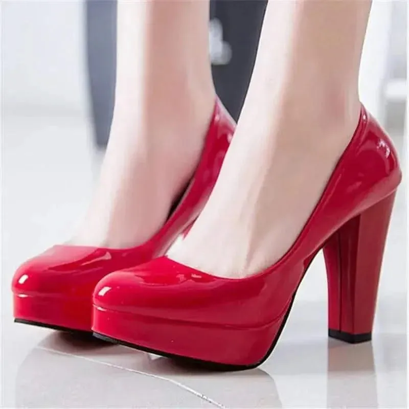 Elegant Slip-On Pointed Toe High Heels for Women