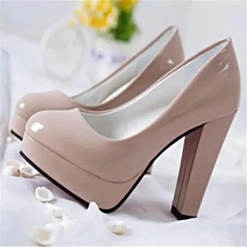 Elegant Slip-On Pointed Toe High Heels for Women