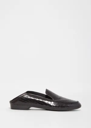 Embossed Croc Fani Loafer - Textured Luxury Slip-On Shoe