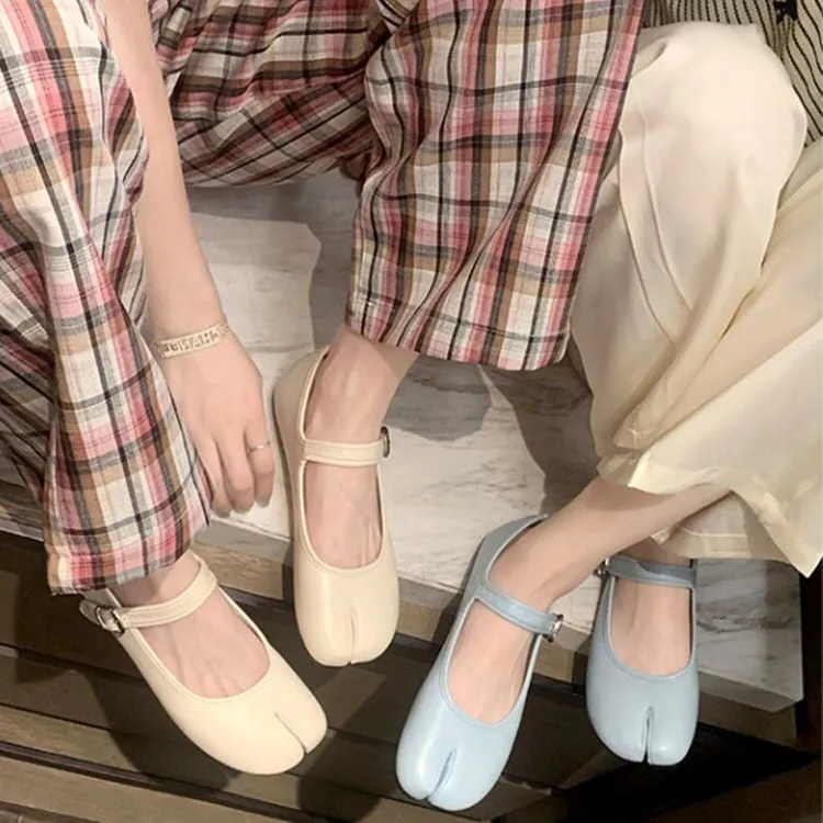 French Girl Split-Toe Tabi Ballet Flats