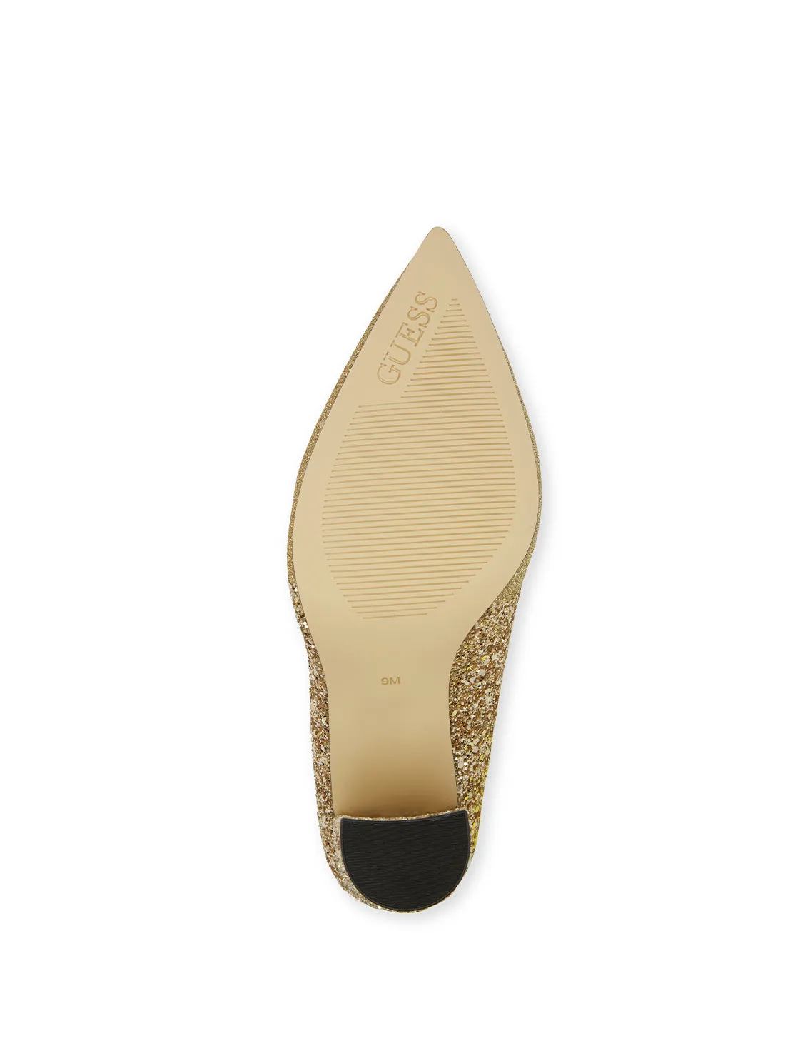 Gold Abagaily Embellished Pumps