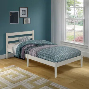 Mid-Century Twin Size Platform Bed - 2 Color Options