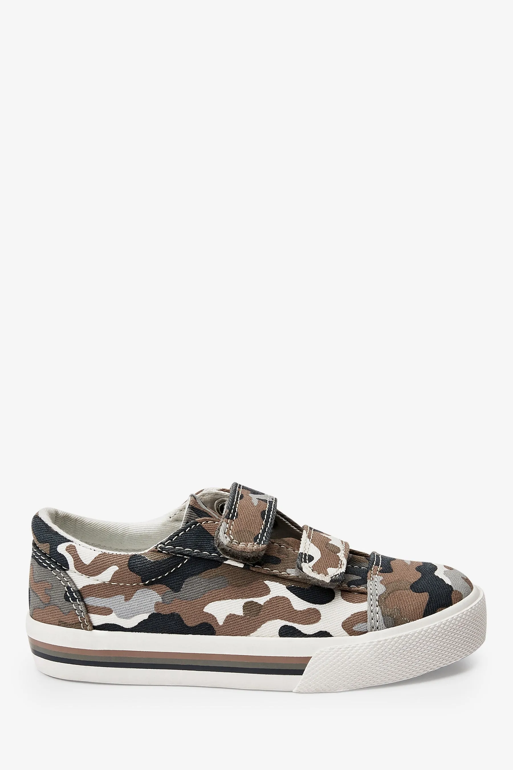 Next Neutral Camo Strap Younger Boys Shoes