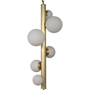 Orellana Metal Chandelier With Brass Finish