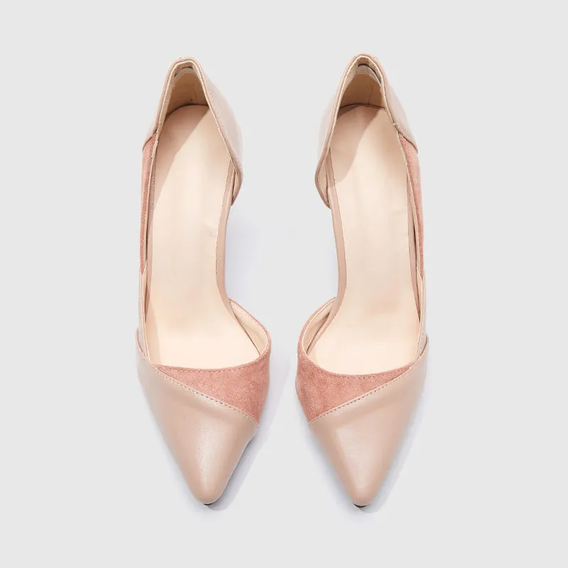 Pointed Toe High Heels Pumps Pink