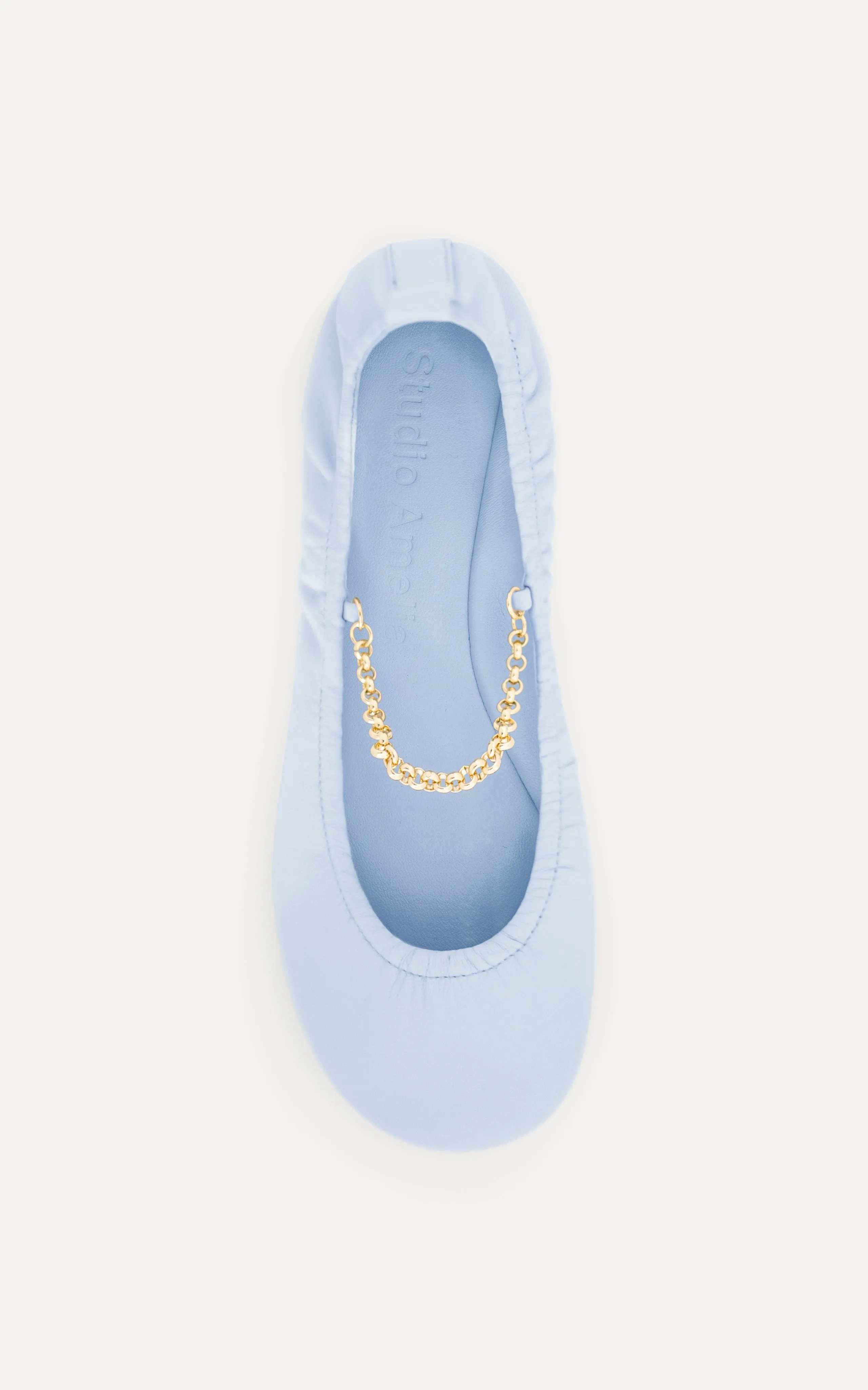 Ronde Ballet Flat | Ice Blue