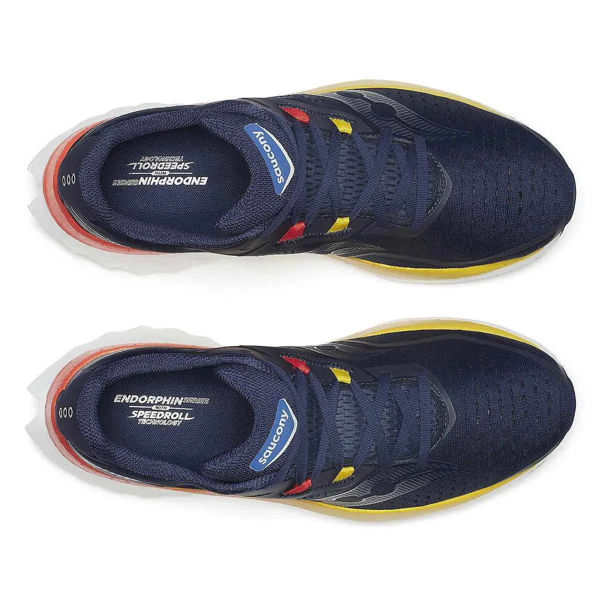 Saucony Men's Endorphin Speed 4 Running Shoe Navy/Spice