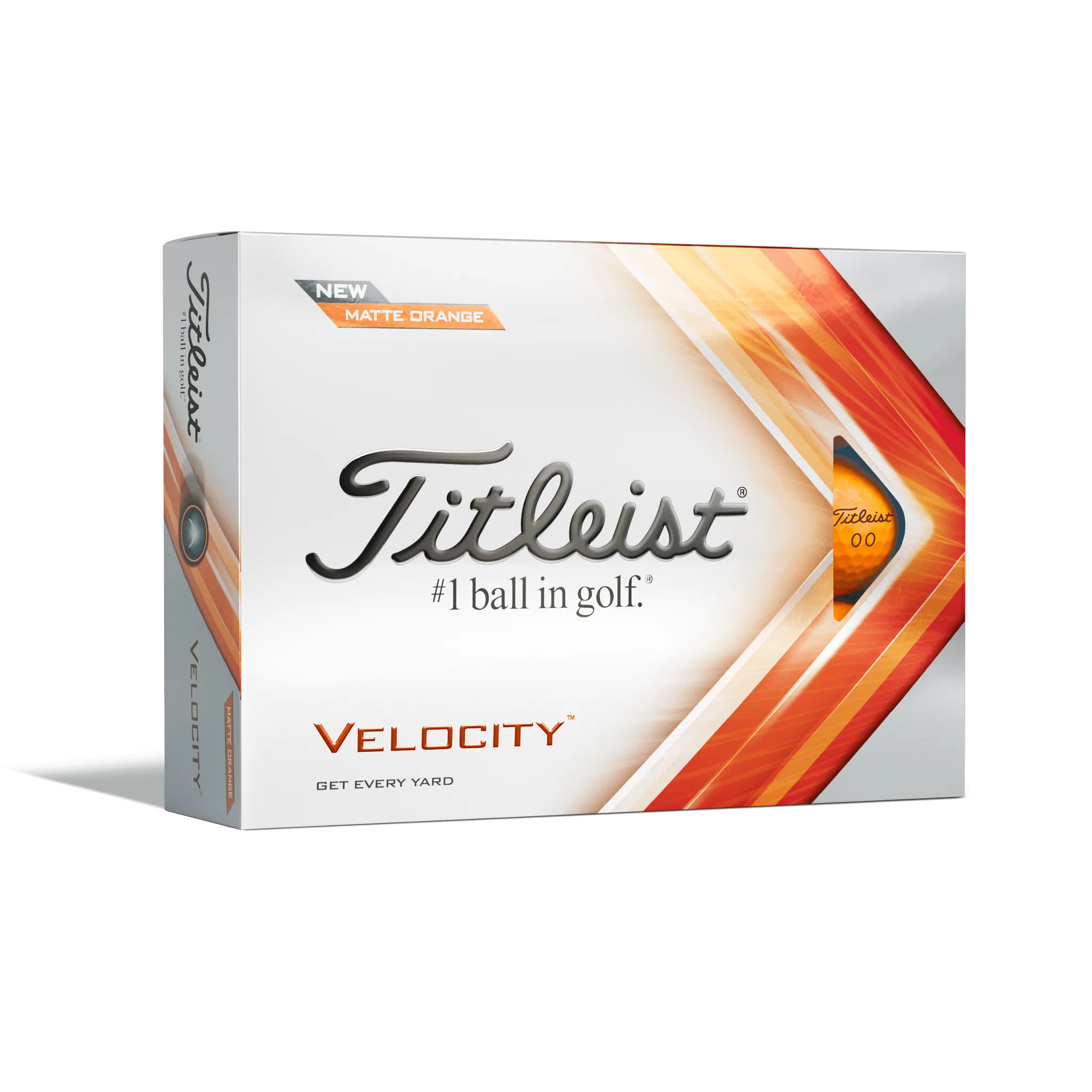 Titleist 2022 Velocity Golf Balls, 12 Pack, White