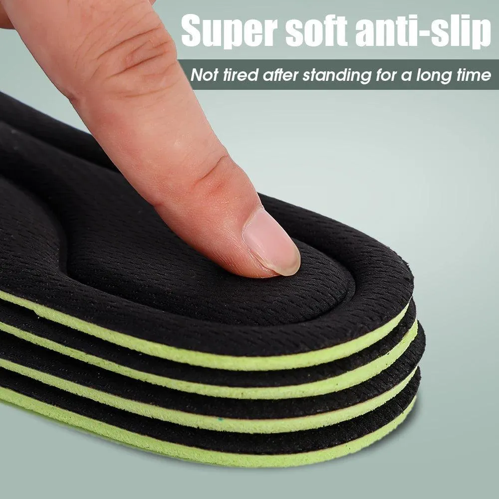 Ultimate Support Memory Foam Insoles for Active Comfort and Shock Absorption