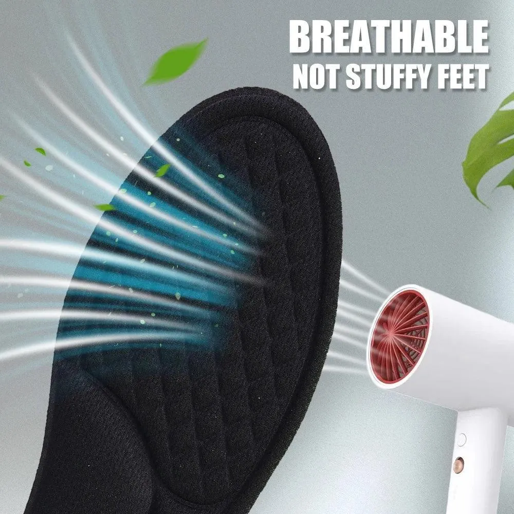 Ultimate Support Memory Foam Insoles for Active Comfort and Shock Absorption