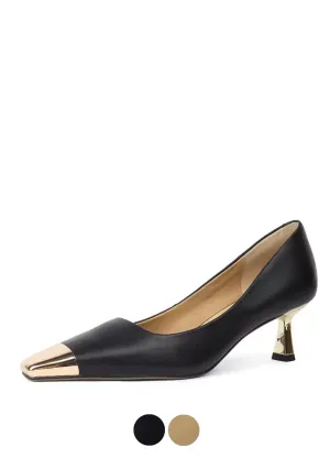 USS Shoes Eloisa Women's Metal Pointed Elegant Pumps